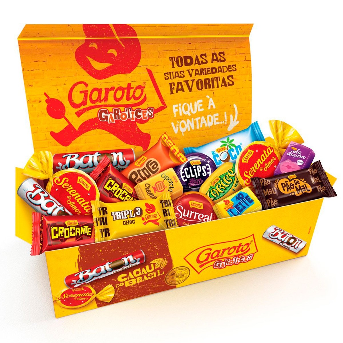 Caja surtida de bombones Garoto originales de Brasil 250g