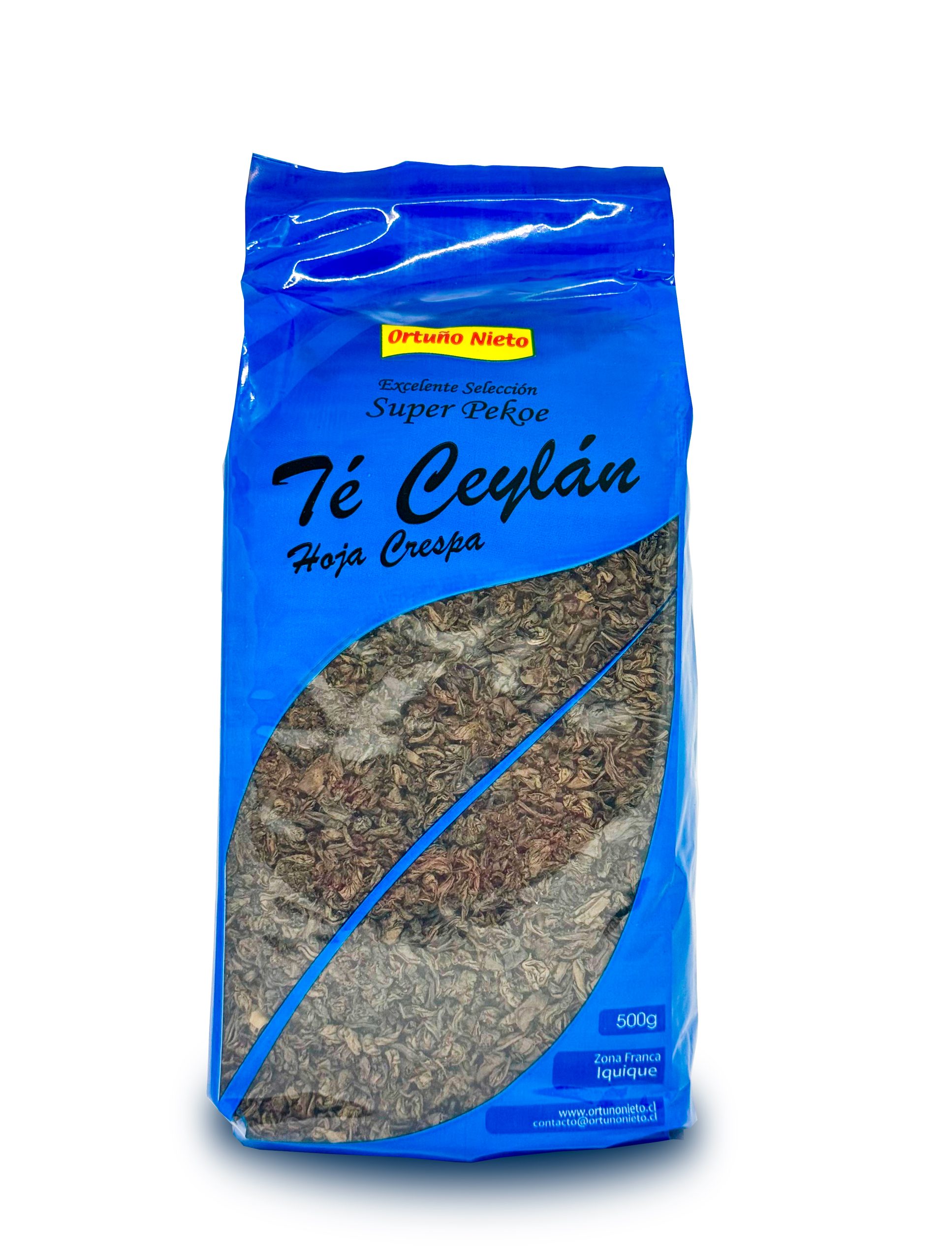 Té Ceylán Hoja Crespa 500g - Té negro premium de Ortuño Nieto