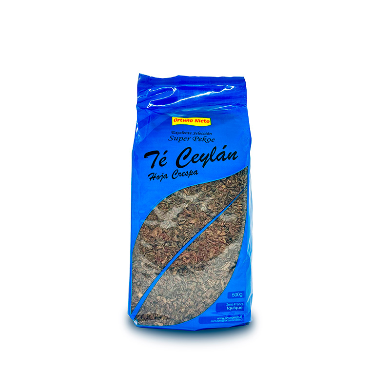 Té Ceylán Hoja Crespa 500g - Té negro premium de Ortuño Nieto