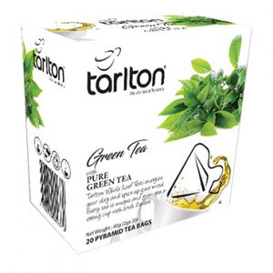 é Verde Pirámide Tarlton, beneficios del té verde y calidad Tarlton Tea en sobres