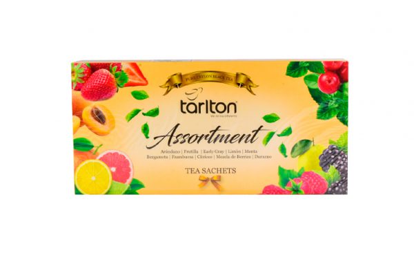 Té negro Ceylán premium con sabores frutales, surtido de 10 variedades directas desde Sri Lanka