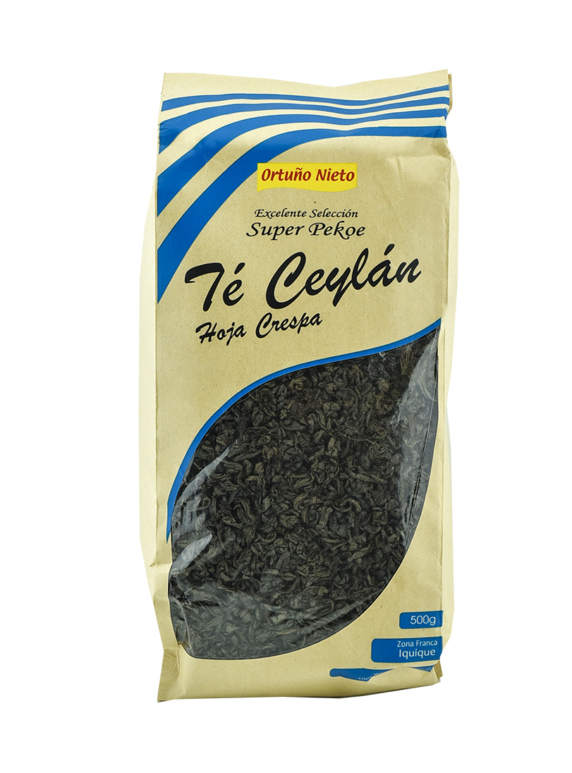 Té Ceylán Hoja Crespa 500g - Té negro premium de Ortuño Nieto