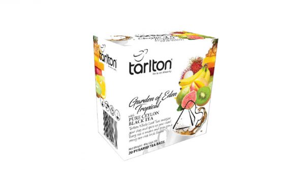 Té de Sabores Frutales Tarlton, té de frutas en pirámides y el mejor té para regalar