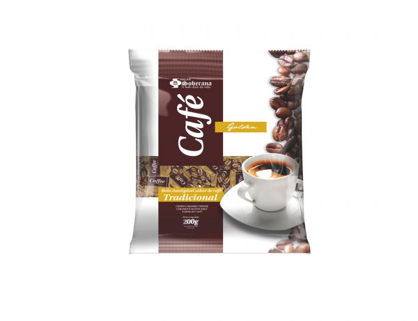 Masticable sabor a café sin gluten 200g ideal para celíacos – producto brasileño tradicional