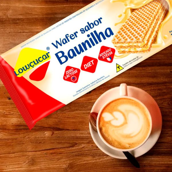 Galleta oblea de vainilla sin lactosa y vegana 115g - Imagen 2