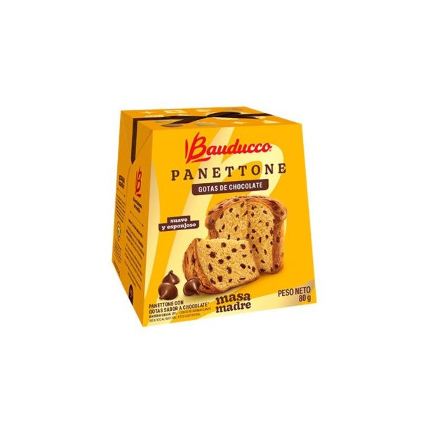 Panettone gotas de chocolate 80gr