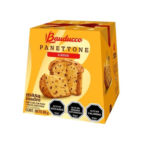 Panettone clásico frutas 80gr